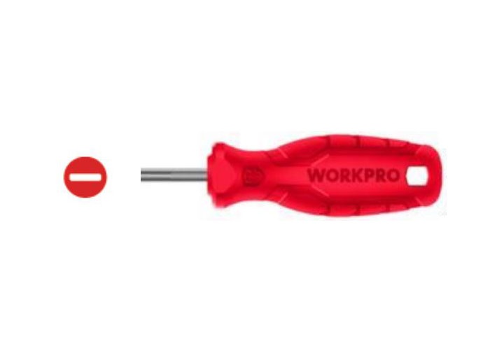 6.5x38mm Tuốc nơ vít dẹp (dẹt) Workpro WP221006 6.5x38mm Tuốc nơ vít dẹp (dẹt) Workpro WP221006