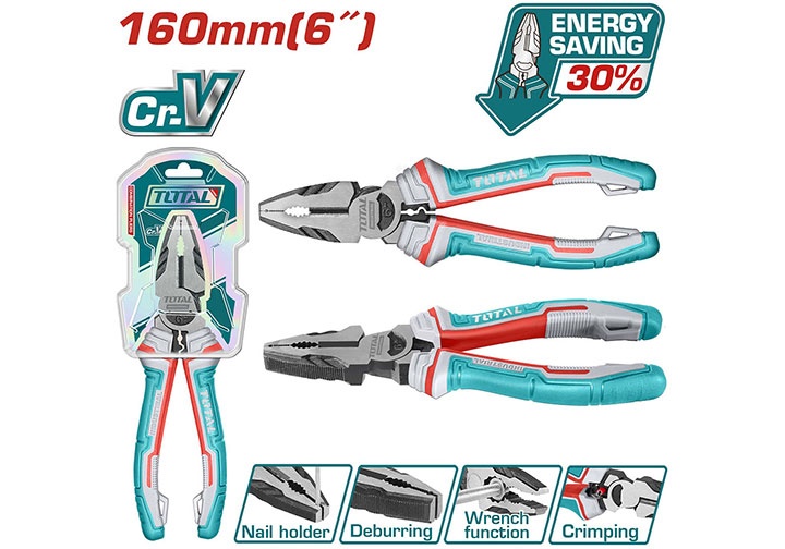 6" Kìm điện cao cấp Total THT210606S