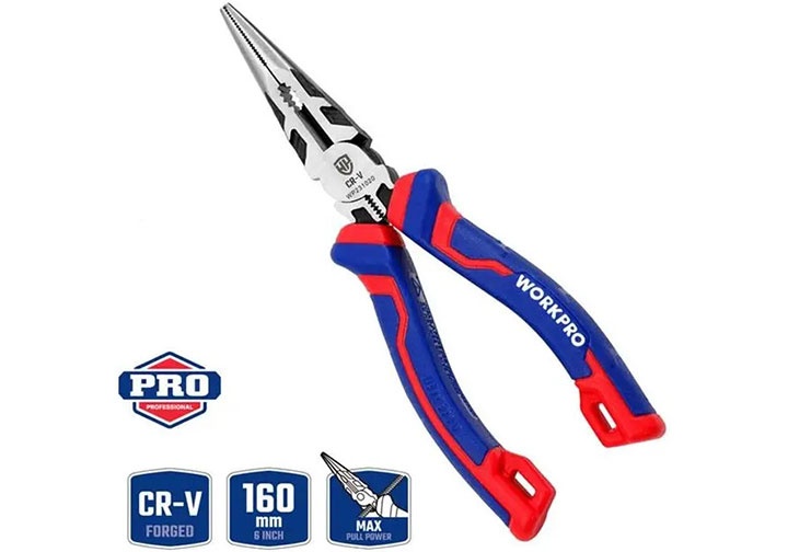 6" Kìm nhọn cao cấp Workpro WP231020