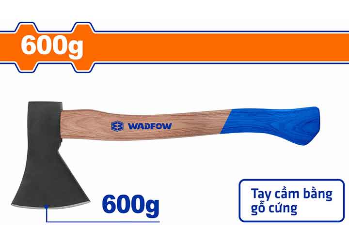 600g Rìu cán gỗ Wadfow WMB6306 600g Rìu cán gỗ Wadfow WMB6306