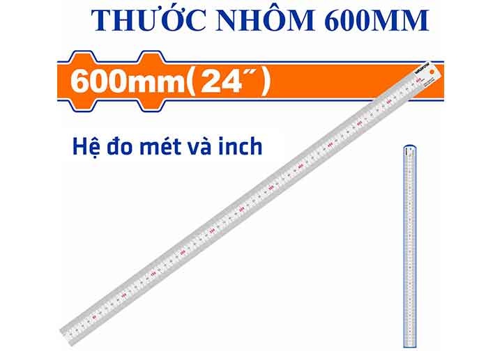 600mm Thước lá hệ mét và inch (bản 30mm) Wadfow WRU1360