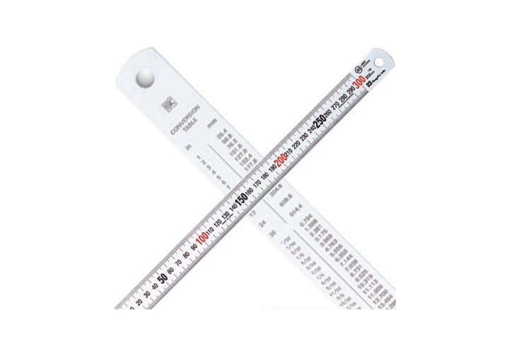 600mm Thước lá inox mạ nhũ bạc (bản 30 dày 1.2mm) Niigata SV-600KD