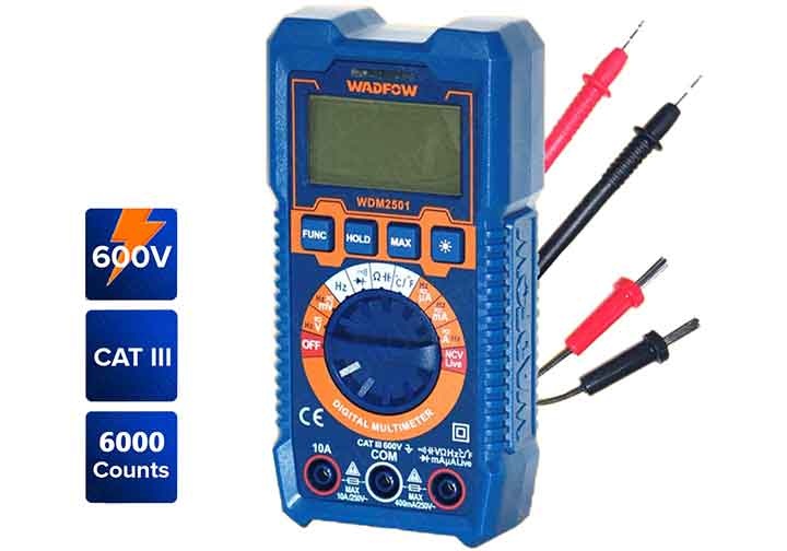 600V Đồng hồ vạn năng Wadfow WDM2501 600V Đồng hồ vạn năng Wadfow WDM2501