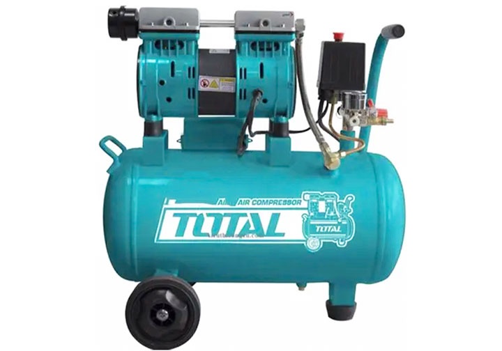 600W Máy nén khí không dầu 24Lít Total TCS1075248T (Bỏ mẫu, đổi qua TCS1110242T)
