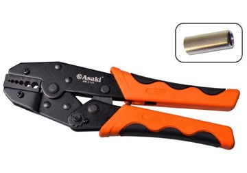 1.7-6mm2 Kiềm bấm đầu cosse nối Asaki AK-9124