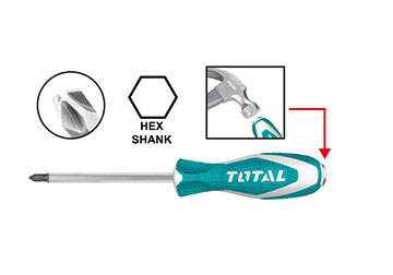 6x150mm Tuốc nơ vít (tô vít) đóng bake Total THTGTSPH2150 6x150mm Tuốc nơ vít (tô vít) đóng bake Total THTGTSPH2150