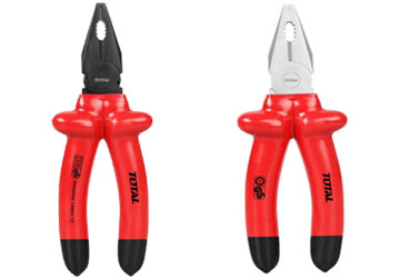 7" (180mm) Kìm (kiềm) răng cách điện Total THTIP171 (Bỏ mẫu, đổi qua THTIP2171) 7" (180mm) Kìm (kiềm) răng cách điện Total THTIP171 (Bỏ mẫu, đổi qua THTIP2171)