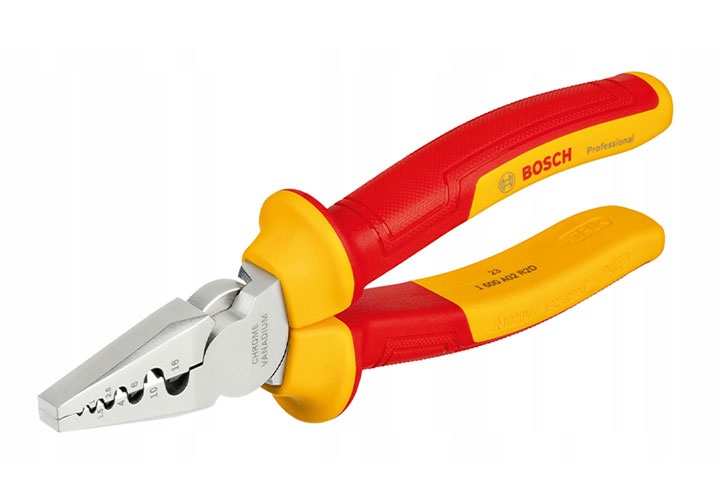 7" Kìm bấm cách điện 1000V Bosch 1600A02NE6 7" Kìm bấm cách điện 1000V Bosch 1600A02NE6