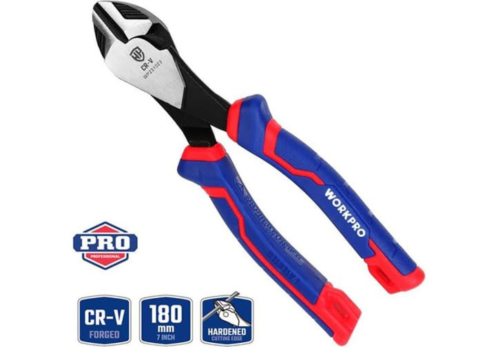 7" Kìm cắt bằng thép cao cấp CR-V Workpro WP231023