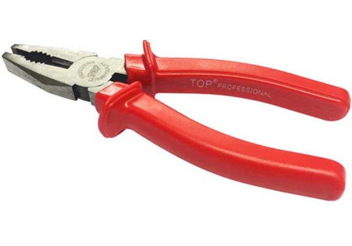 7" Kìm điện cán đỏ TOP TP-4003-7