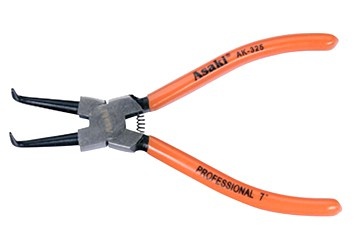 7" Kìm mở phe ngoài mũi cong Asaki AK-325 (Bỏ mẫu, đổi qua AK-8335)