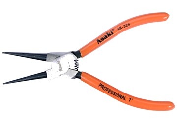 7" Kìm mở phe ngoài mũi thẳng Asaki AK-324 (Bỏ mẫu, đổi qua AK-8328)
