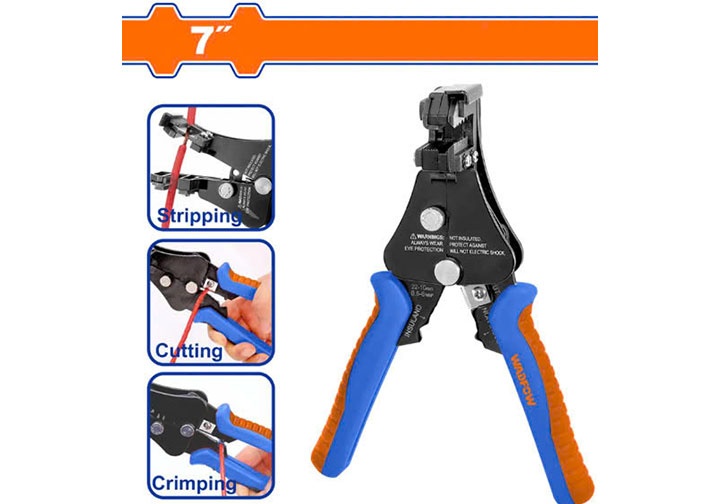 7" Kìm tuốt dây tự động Wadfow WBQ9601