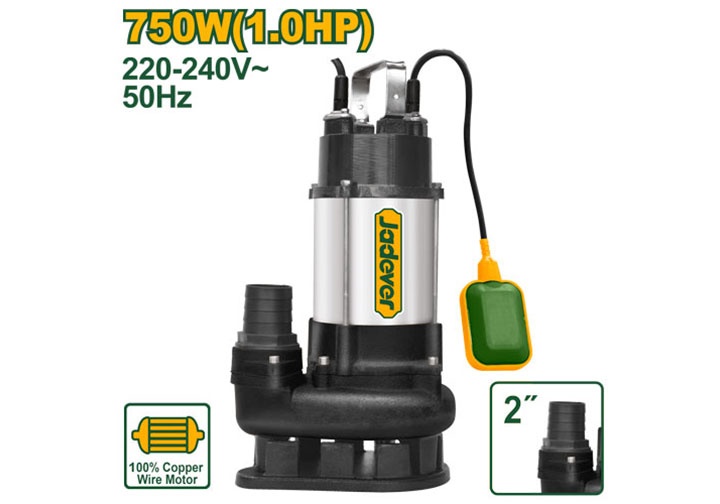 750W (1HP) Máy bơm chìm nước thải Jadever JDWPWA03