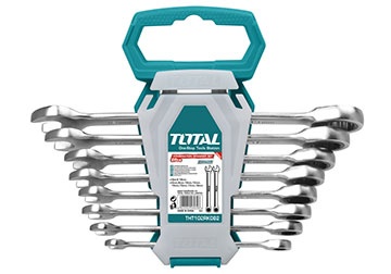 8-19mm Bộ cờ lê vòng miệng tự động 8 chi tiết Total THT102RK086
