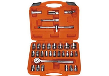 8-32mm Bộ tuýp 1/2" 32 chi tiết xi bóng Asaki AK-9770