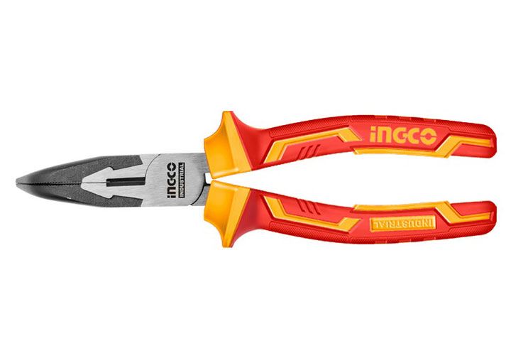 8" Kìm mũi cong cách điện Ingco HIBNP28208 8" Kìm mũi cong cách điện Ingco HIBNP28208