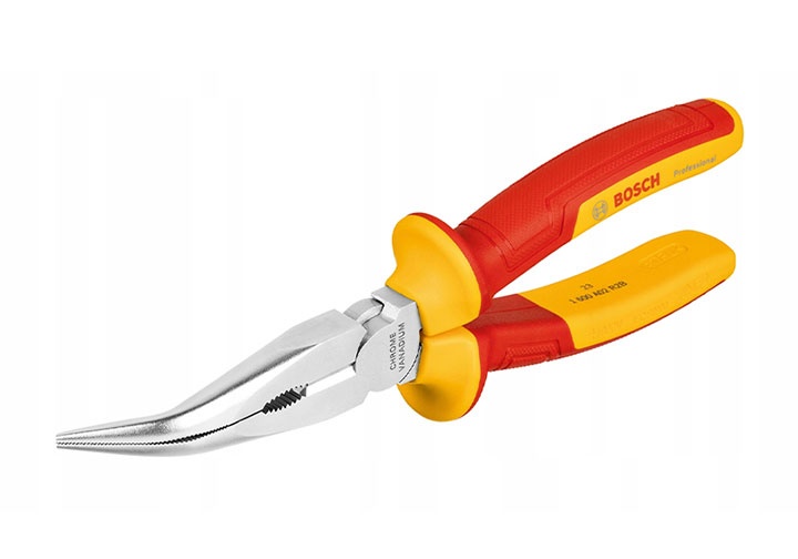 8" Kìm nhọn mũi cong cách điện 1000V Bosch 1600A02NE4