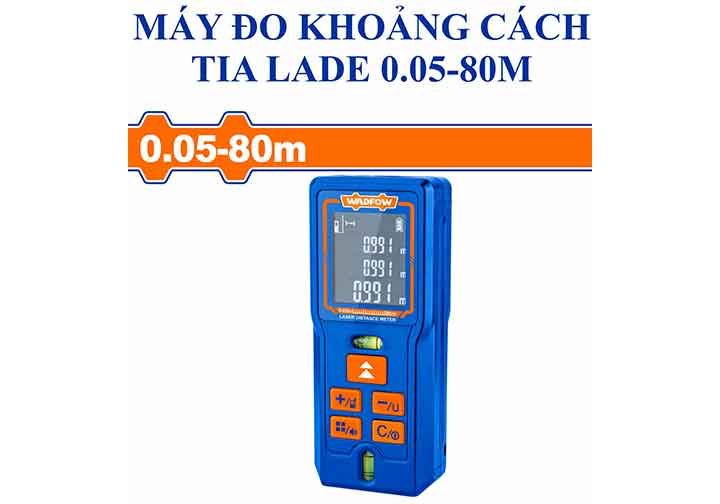 80m Máy đo khoảng cách tia laser Wadfow WDL1508 80m Máy đo khoảng cách tia laser Wadfow WDL1508