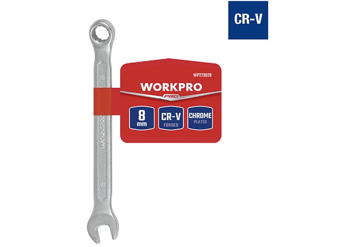 8mm Cờ lê vòng miệng thép CR-V Workpro WP273029