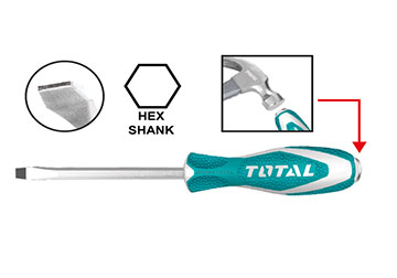 8x200mm Tuốc nơ vít (tô vít) đóng dẹp Total THTGTS8200 8x200mm Tuốc nơ vít (tô vít) đóng dẹp Total THTGTS8200