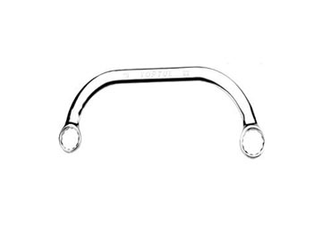 8x9mm Cờ lê vòng nữa mặt trăng Toptul AAAC0809 8x9mm Cờ lê vòng nữa mặt trăng Toptul AAAC0809