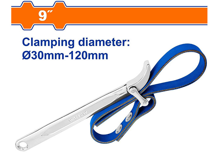 9" Cờ lê mở lọc dầu dây đai Wadfow WAW3309 9" Cờ lê mở lọc dầu dây đai Wadfow WAW3309
