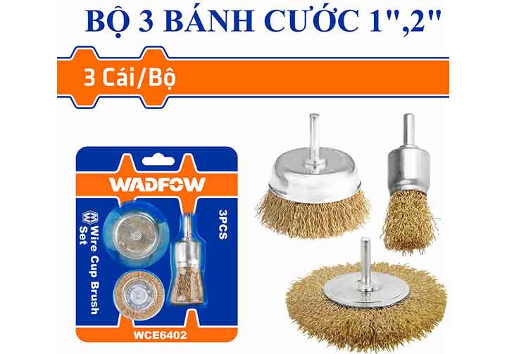 Bộ 3 chén cước dùng với máy khoan Wadfow WCE6402 Bộ 3 chén cước dùng với máy khoan Wadfow WCE6402