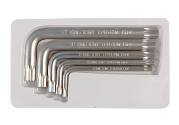 M5-M12 Bộ chìa lục giác 5 cái Kingtony 20505PR M5-M12 Bộ chìa lục giác 5 cái Kingtony 20505PR