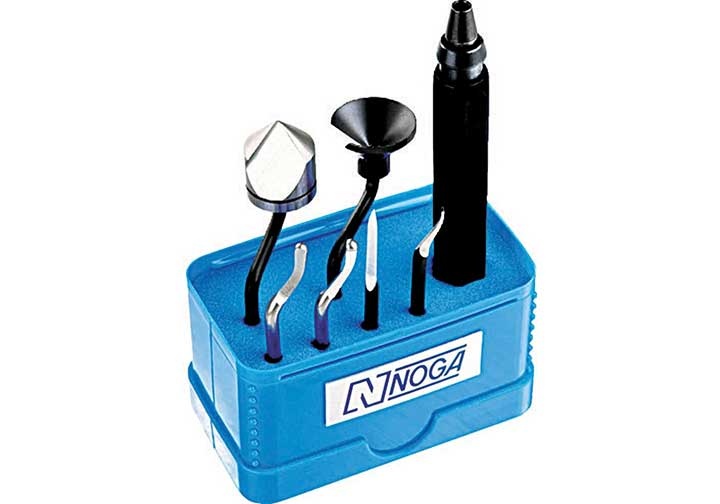 Bộ dao cạo bavia 7 chi tiết Noga SP1010 Bộ dao cạo bavia 7 chi tiết Noga SP1010