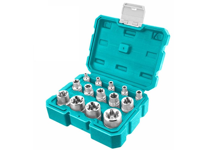 Bộ đầu tuýp 14 chi tiết Total THKTETS0114