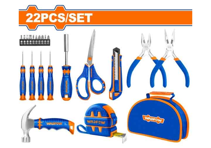Bộ đồ nghề cầm tay 22 chi tiết Wadfow WHSAM22 Bộ đồ nghề cầm tay 22 chi tiết Wadfow WHSAM22