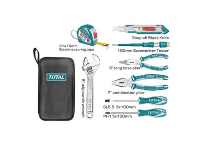 Bộ đồ nghề cầm tay 8 chi tiết Total THKTHP90086 Bộ đồ nghề cầm tay 8 chi tiết Total THKTHP90086