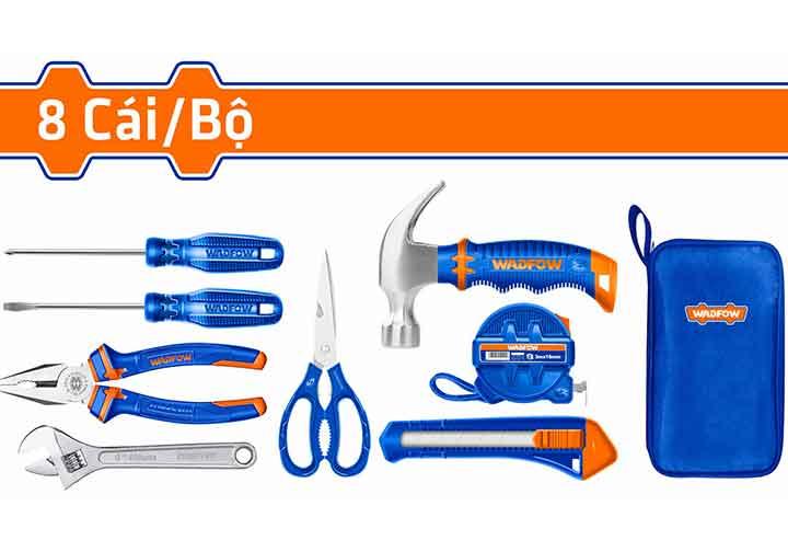 Bộ đồ nghề cầm tay 8 chi tiết Wadfow WHS1M08 Bộ đồ nghề cầm tay 8 chi tiết Wadfow WHS1M08