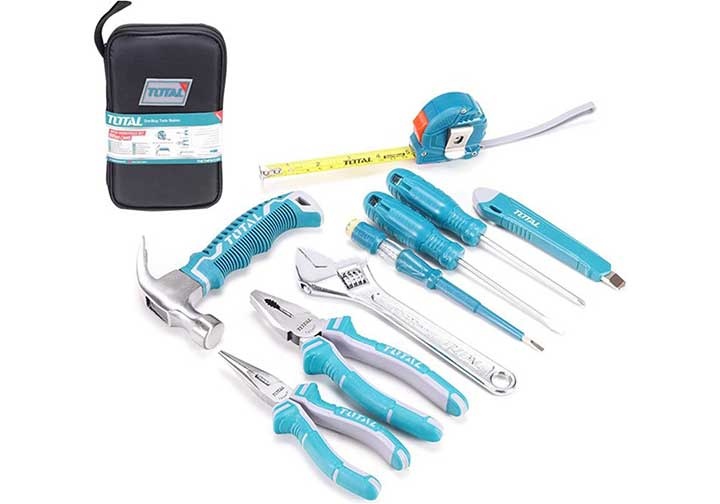 Bộ đồ nghề cầm tay 9 chi tiết Total THKTHP90096 (Bỏ mẫu, đổi qua THKTHP90097)