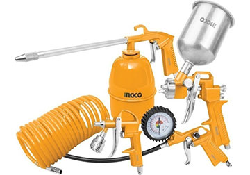 Bộ dụng cụ khí nén 5 chi tiết INGCO AKT0052 Bộ dụng cụ khí nén 5 chi tiết INGCO AKT0052
