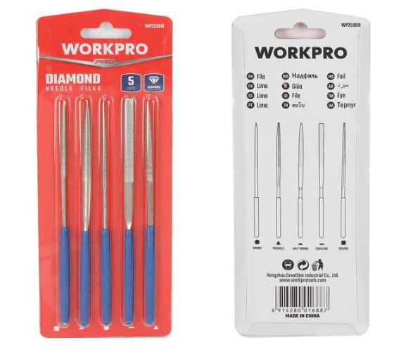Bộ giũa kim cương 5 chi tiết Workpro WP251019