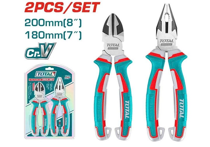 Bộ kìm cắt và kìm điện Total THT2K0206