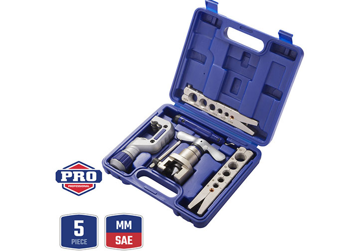 Bộ lã ống (nong ống) đồng 5 chi tiết Workpro WP303001 Bộ lã ống (nong ống) đồng 5 chi tiết Workpro WP303001