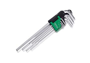 1.5-10mm Bộ lục giác đầu bằng 9 chi tiết Toptul GAAL0911
