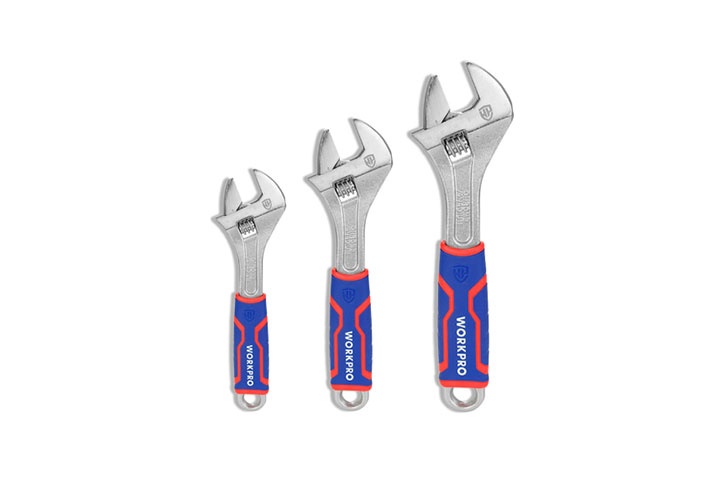 Bộ mỏ lết 3 chi tiết (6", 8", 10") Workpro WP202515