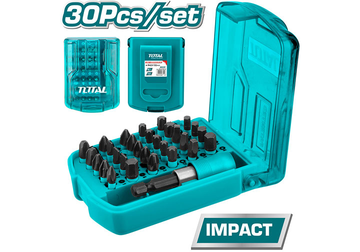 Bộ mũi bắt vít đa năng 30 chi tiết Total TACSD18306 Bộ mũi bắt vít đa năng 30 chi tiết Total TACSD18306