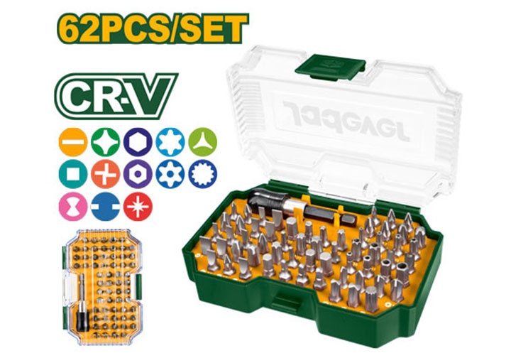 Bộ mũi bắt vít đa năng 62 chi tiết Jadever JDBS3B62