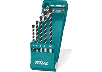 Bộ mũi khoan bê tông 5 chi tiếtTotal TACSD5051 Bộ mũi khoan bê tông 5 chi tiếtTotal TACSD5051