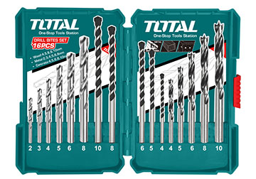Bộ mũi khoan đa năng 16 chi tiết Total TACSD6165 (Bỏ mãu, đổi qua TACSDL11601)