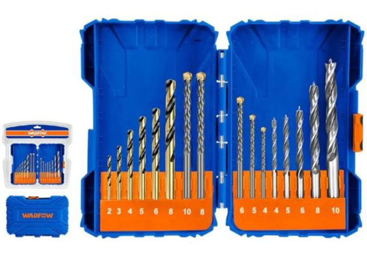 Bộ mũi khoan đa năng 16 chi tiết Wadfow WMJ6516 Bộ mũi khoan đa năng 16 chi tiết Wadfow WMJ6516