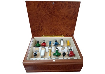 Bộ mũi phay 12 chi tiết cốt 6mm Makita A-87921 Bộ mũi phay 12 chi tiết cốt 6mm Makita A-87921