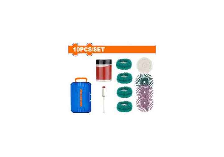 Bộ phụ kiện máy mài mini 10 chi tiết Wadfow WRR5010 Bộ phụ kiện máy mài mini 10 chi tiết Wadfow WRR5010