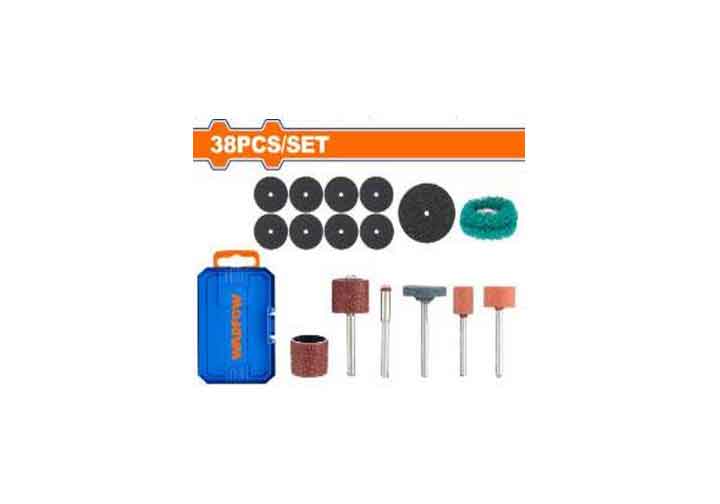 Bộ phụ kiện máy mài mini 38 chi tiết Wadfow WRR5038 Bộ phụ kiện máy mài mini 38 chi tiết Wadfow WRR5038