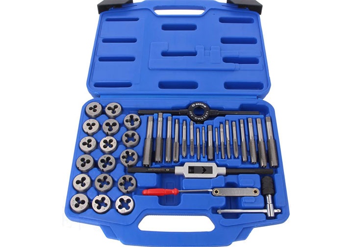 M3-M12 Bộ taro và bàn ren hệ inch 39 chi tiết Kingtony 12939SQ1